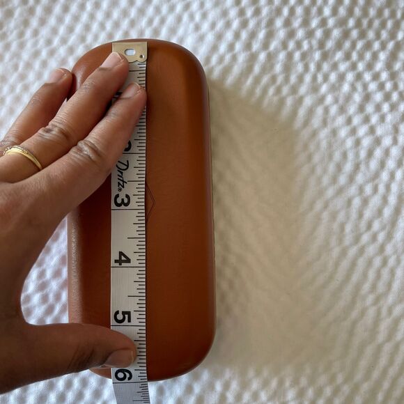 Fossil Clamshell Brown Eyeglasses Sunglasses Hardshell Case - Picture 7 of 9